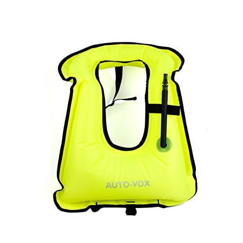 AUTOVOX Inflatable Life Jacket Universal Adults Type Life Jacket with Adjustable Straps Sailing Swimming Life Vest for... by AUTO-VOX