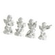 thumbnail image 5 of 4 estatuas de querubines, mini esculturas musicales de resina, accesorio fotográfico, pequeñas figuras de ángeles blancos para oficina,, 5 of 9