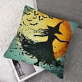 thumbnail image 7 of nygtbtfer Throw Pillow Covers, Decorative Pillow Covers, Set of 2 Throw Pillow Cases, Halloween Witch Pumpkin Bat, Pillow Covers Decorative, Pillow Cover White, 7 of 7