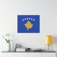 thumbnail image 6 of Kosovo Country Flag Canvas Vibrant Wall Art Unframed Home Decor, 6 of 13