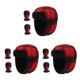 thumbnail image 4 of Minnieouse 1 juego de gorro de esquí, gorros de invierno, accesorio de lana para resistir la frialdad, cuadros rojos Type1 NO1 Minnieouse CBP233643, 4 of 6