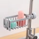thumbnail image 4 of Fiudx Estante para Grifo, Material Abs Duradero, Fácil Instalación, Organizador para Baño o Cocina, Diseño Colgante Que Ahorra Espacio, Color Gris Azulado, Tamaño 23,5 X 7,5 X 7 Cm, 4 of 7