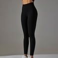 thumbnail image 6 of Sngxgn Lined Leggings for Women Leggings High Waisted Tights(Black,L), 6 of 8