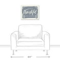 thumbnail image 3 of Creative Products Always Thankful Blue Cream 1 20 x 16 Canvas Wall Art, 3 of 5
