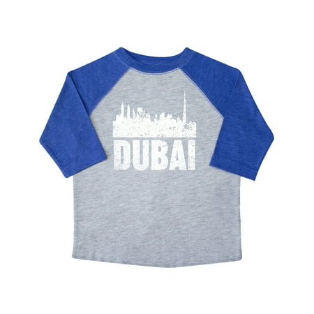 

Inktastic Dubai City Skyline with Grunge Gift Toddler Boy or Toddler Girl T-Shirt