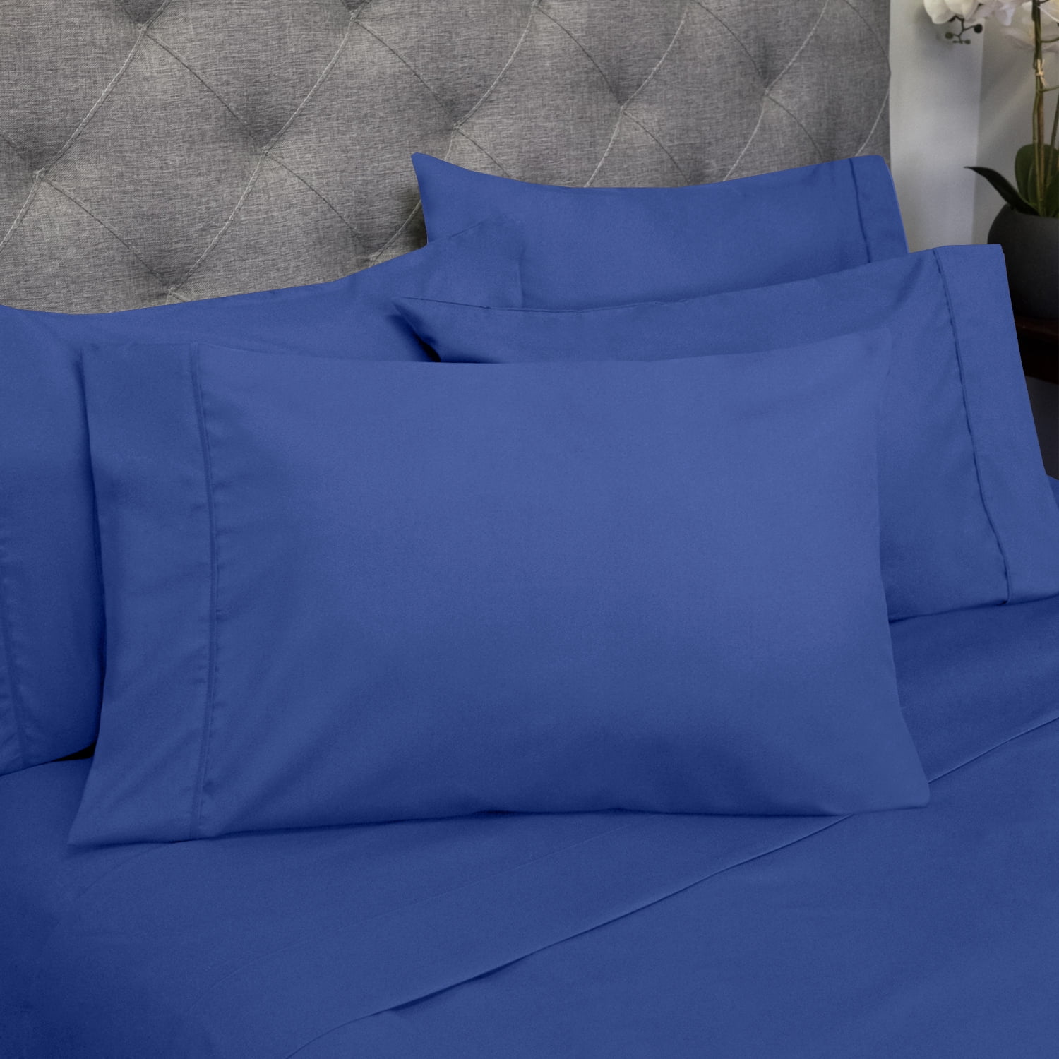 Details about   Sweet Home Collection King Size Bed Sheets-6 Piece 1500 Thread Count Fine Brushe 