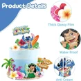 thumbnail image 4 of Juego de tarjetas para insertar y decorar tartas de cumpleaños Lilo & Stitch Disney azul, 4 of 4