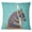 Multicolour, variant on S4Sassy Multicolor Decorative Mughal Horse Print Square Cushion Cover Pillow Case -20 x 20 Inches