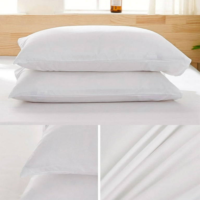 Cooling Pillowcases Set of 2 Breathable Soft Microfiber Pillow Covers with Envelope Closure Stay Cold Prevent Night Sweats 30x17.7 inch