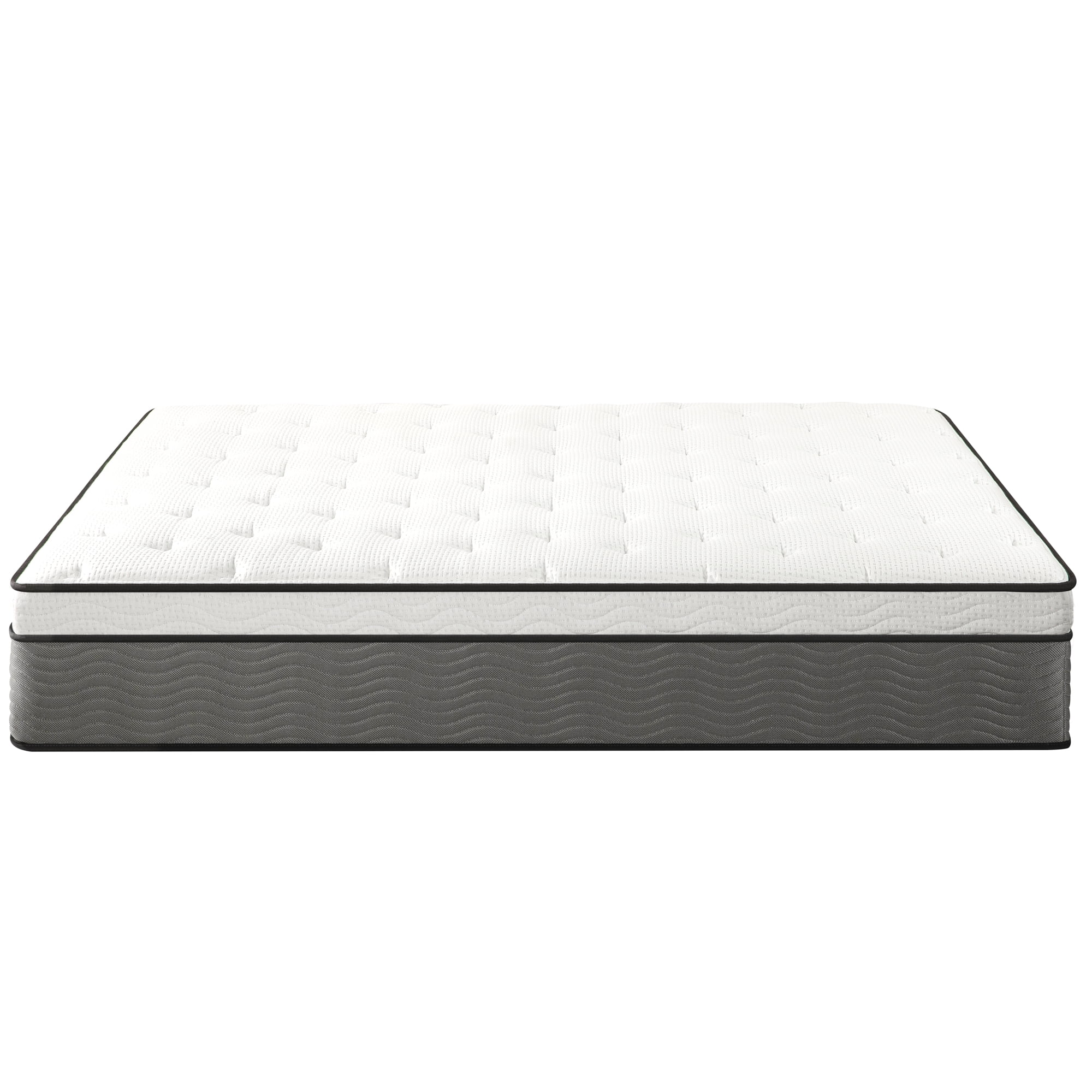Zinus True Support 14" King Euro Top Medium Hybrid Mattress with Comfort Foam and Pocket Springs