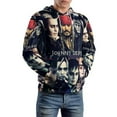 thumbnail image 5 of Johnny Depp Unisex Sweatshirts Loose Pullover Sweater Hooded Hoodie 3D Printing Jacket Winter Fall Clothes 6XL, 5 of 7