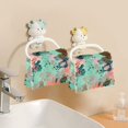 thumbnail image 6 of 6PCS Dish Towels and Dish Cloths Reuseable Dishcloths Sets for Washing Dishes, Cooking, Baking Size 11" x 11" Pink Abstract Floral Patterns, 6 of 9