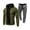 10Army Green, variant on guisaled Men's Casual Tracksuit Set 2 Piece Colorblock Sweatsuits Athletic Sports Long Sleeve Jogging Pullover Hoodies Sweatpants Set