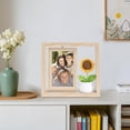thumbnail image 5 of FeiFu Rotating Double Side Picture Frame 6 Inch Desktop Display with Interchangeable Panels Gift Office Desk Decor Photo Display Stand, 5 of 5