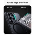 thumbnail image 6 of ESR Magnetic Case Compatible with Samsung Galaxy S26 Ultra, Military-Grade Shockproof & MagSafe Compatible Magnetic Case, Frosted Black, 6 of 8