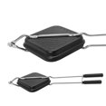 thumbnail image 5 of Sándwiches y tostadas para hacer sándwiches con utensilios de cocina antiadherentes, color negro, 5 of 5