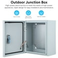 thumbnail image 3 of SEWCHICS Stainless Steel Outdoor Junction Box for Home Electrical Safety and Durability, 3 of 7