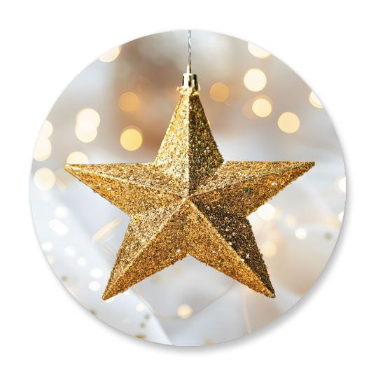 CURRENT Golden Adornment Seals (622987)-Set of 72 Envelope Stickers, 1.5 inches Diameter, for Cards, Presents, and Crafts