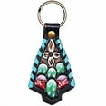 thumbnail image 3 of Leather Key Chain Ring Handcraft Handmade Hilason, 3 of 5