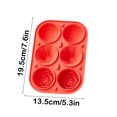 thumbnail image 3 of Utensilios de cocina, juego de 6 moldes 3 en 1 para hielo, esfera rosa, diseños divertidos, bandejas de silicona para whisky, cócteles, licores, moldes para hombres, regalos para fiestas en casa, bar,, 3 of 6