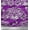 Purple, variant on Soimoi Silk Fabric Leaves & Floral Block Print Fabric by Yard 42 Inch Wide