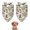 Beige Curiosity Shoppe, variant on Dog Bandana 2 Pack,Beige Curiosity Shoppe Pattern Bandanas for Dogs,Cat Bandana,Small/ Large Dog Bandana 2 Size,Dog Bandanas Girl Boy