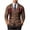 Khaki, variant on Mens Sweaters Casual V Neck Button Down Plaid Pattern Long Sleeve Knitted Outerwear Classic Ribbed Trim Hem Fall Winter Warm Apparel for Business Work Holiday Gathering