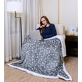 thumbnail image 3 of Ultra-Soft Cozy Plush Premium Fleece Sherpa Reversible Holiday Christmas Blanket, 3 of 6
