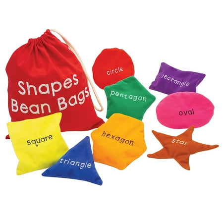 UPC: 0086002030481 | Educational Insights Shapes Beanbags Set of 8 Toddler Learning Toys Preschool Toys Sensory Toy for Ages 3+