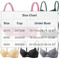 thumbnail image 2 of SDNall Front Closure Bra with Lace Embroidery for Women, Wirefree and Breathable Thin Cup, Comfortable Everyday Bralette in Sage Green, 2 of 8