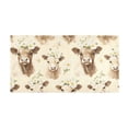 thumbnail image 2 of Dailycode Highland Cattle with Garland Bathroom Rugs Non Slip Absorbent Soft Plush Quick Dry Bath Mat, 39"x20", 2 of 8