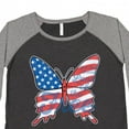 thumbnail image 4 of Inktastic Patriotic Butterfly Women's Plus Size T-Shirt, 4 of 5