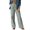 Green, variant on Women's Plaid Print Pajama Pants, Soft Casual Straight Leg Lounge Pants for Women, Wide Leg Pajama Bottoms with Patch Pockets, Comfy Sleepwear Lounge Pants for Home Working Lounging Yoga Black L