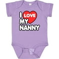 thumbnail image 3 of Inktastic I Love My Nanny Boys or Girls Baby Bodysuit, 3 of 5