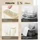 thumbnail image 4 of Cesto para ropa sucia Foluck Slim, 60 L, impermeable con tapa, color beige, 4 of 6