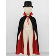 thumbnail image 4 of iiniim Kids Boys Girls Waistcoat Cape Hat Magic Wand Gloves Set for Stage Performance Outfits A Red 7-8, 4 of 7