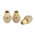 thumbnail image 1 of 3 Piezas de Accesorios de Tubería de Latón para Aire Acondicionado Conector Macho de Rosca 1/4"SAE con Tuerca Hexagonal, 1 of 7