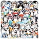 thumbnail image 1 of Paquete de pegatinas impermeables con dibujos animados de pingüinos, 100 unidades, 1 of 2