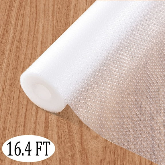Cabinet Liner Shelf Liners Waterproof Refrigerator Liner for Kitchen Cabinet Drawer Supplies 16.4Ft