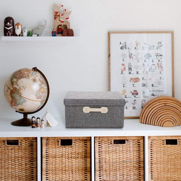 Mobutofu Folding Storage Box For Sundries 1Pcs 13.8x11x7In Rectangular Design