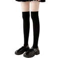 thumbnail image 2 of EazyTech Women's Fashion Thigh High Socks Spring Summer Thin Breathable Over the Knee Stockings, 2 of 7