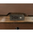 thumbnail image 5 of Furniture of America Damien Rustic Nightstand with 3-Drawer, Brown Cherry, 5 of 7