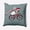 Gray, variant on Simply Daisy 16" x 16" Pedaling Penguin Animal Outdoor Throw Pillow