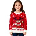 thumbnail image 3 of LNMQLPDBS Matching Family Christmas Sweatshirts 2t White Tshirt Girls Dance Sweatshirt Toddler Girl Tops Baby Boy Clothes 18-24 Months Toddler Clothes for Boys 3t Boy Size 7 4t Girl Clothes, 3 of 4