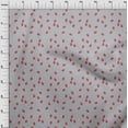 thumbnail image 3 of oneOone Georgette Viscose Fabric Raspberry Fruit Decor Fabric Printed BTY 42 Inch Wide, 3 of 4