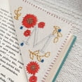 thumbnail image 1 of Hml 26 Letters Elegant Personalized Hand Embroidered Corner Bookmark Four Seasons Fun Bookmark Decoration Handmade Custom Letter Bookmark Hand Stitched Corner Bookmark, 1 of 5