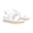 White, variant on Womens Ally Sling Back Low Heel Wedge Sandals