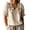Beige, variant on Yuhangmm Womens T Shirts, Fashion Casual Ruffled Collar Blouse Shirt Top Tunic Tee Lightweight Comfortable Casual Women Summer White XXL