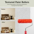 thumbnail image 4 of Nichiyo 7-Inch Rubber Texture Paint Roller, Decorative Pattern Tool for Walls, Furniture & Floors, Easy-Clean DIY Art Painting Supply (EG323T), 4 of 8