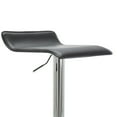 thumbnail image 5 of Adjustable Height Swivel Bar Stool Modern Black Bar ChairSet of 2, 5 of 7